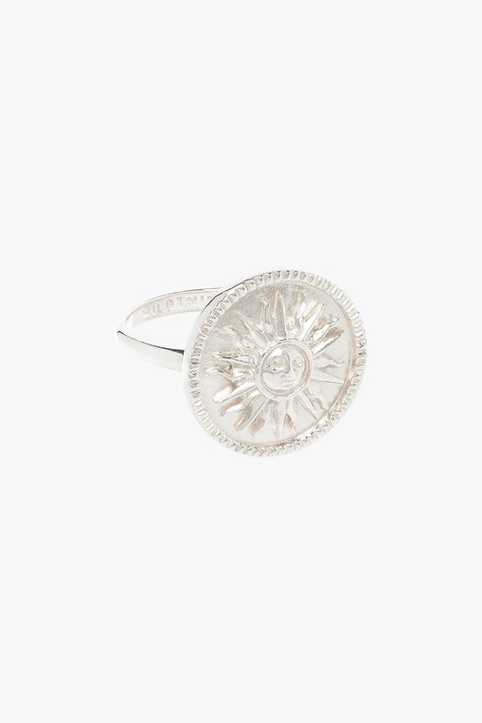 Helios ring silver